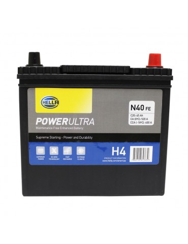 BATERÍA  HELLA 45AH N40FE