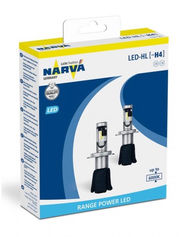 AMPOLLETA LED H4 NARVA P43T-38