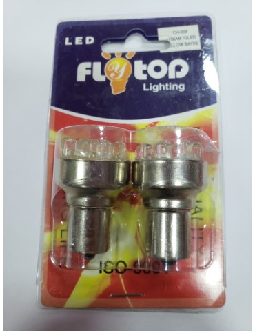 AMPOLLETA  LED 12LED AMBAR...