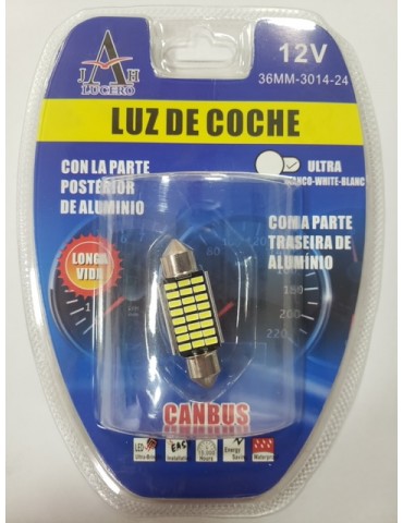 AMPOLLETA  LED 3014 36MM 24LED